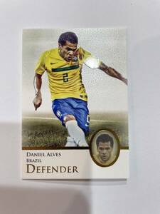 ワンオーナー品 美品 futera UNIQUE 2013 DANIEL ALVES BRAZIL no.012 フテラ ユニーク ダニエル・アウベス メッシ ロナウド