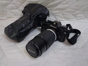 Nikon EM M90 一眼レフカメラ 当時物 フィルムカメラ Kenko SKYLIGHT 〔1B〕 52mm Zoom 75~150mm 1:35 Nikon LENS SERIES E 3021402