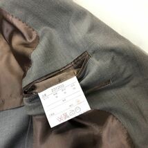 新品激安高級DORMEUIL 2つボタンスーツセットアップ　サイズA4マーブルグレー系グレンチェック柄　本台場仕立て　ドーメル　タグ付き_画像6