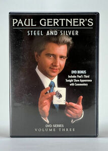  jugglery DVD*STEEL AND SILVER VOL.3*PAUL GERTNER* paul (pole) *ga- toner * card * coin * close-up Magic * prompt decision have *