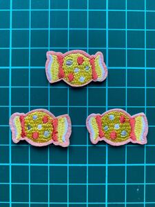 パフェワッペン アイロンワッペン 刺繍ワッペン ハンドメイド 素材