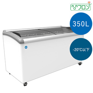  new goods unused goods business use JCM freezing showcase large freezer round door JCMCS-350 one year guarantee [ free shipping ]