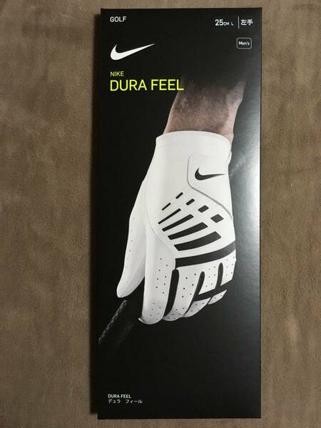 【 送料無料！!・未使用品！】★NIKE ナイキ◇NIKE DURA FEEL ゴルフグローブ◇MEN'S/左手/25cm/L/品番:GF1007★