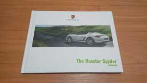  Porsche Boxster Spider каталог 2009 год выпуск на японском языке (987)