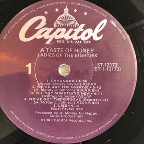 A Taste Of Honey / Ladies Of The Eighties LP Capitol Recordsの画像3