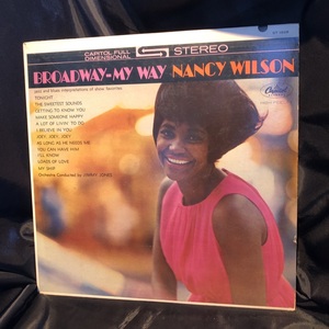 Nancy Wilson / Broadway - My Way LP Capitol Records