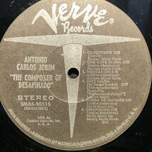 Antonio Carlos Jobim / The Composer Of Desafinado, Plays LP Verve Records_画像6