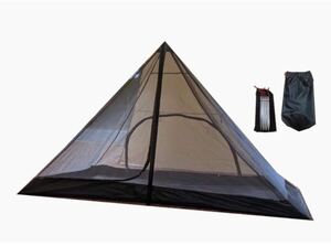 ワンポールテント 蚊帳 キャンプ テント 2人用 インナーテント メッシュテント