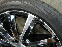 パT5873■245/40R20 YOKOHAMA BluEarth RV-02 Weds kranze 8.5J 5H +33 PCD114.3 2019年■条件付送料無料■クレンツェ アルファード_画像4