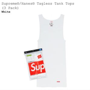シュプリーム Hanes Tagless Tank Top 1枚