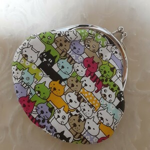 がま口ポーチ小物入れねこちゃん猫ハンドメイド