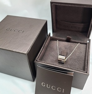 GUCCI Gucci GG Icon necklace 750 K18WG white gold 