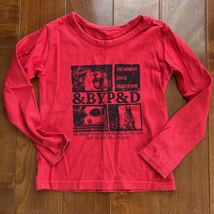 &BYP&D・ピンキー&ダイアン・長袖・Ｔシャツ・レッド・１１０_画像1