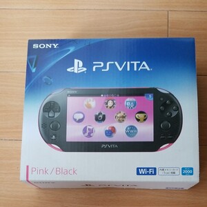 美品 PlayStation Vita (PCH-2000シリーズ) Wi-Fiモデル ピンク/ブラック PCH-2000ZA15