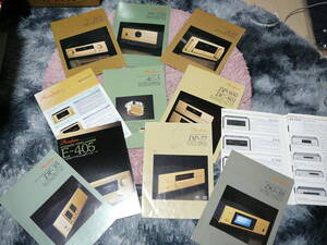  postage 370 jpy * Accuphase catalog 11 pcs. set 