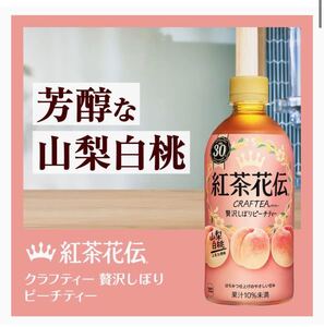 コカ・コーラ 紅茶花伝 クラフティー 贅沢しぼりピーチティー 440m×24本