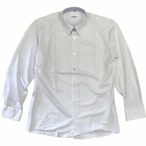 ラクシャツ RAKUSHIRT メンズ長袖スクールワイシャツ ホワイト　175A