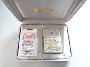 新品 未使用品 1993年製 ZIPPO ジッポ WORLD ARMY MESSERSCHMITT ワールド アーミー メッサーシュミット ドイツ 戦闘機 オイル ライター