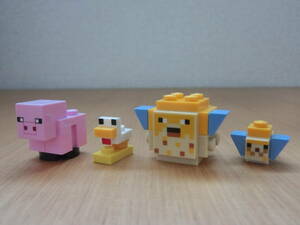 ほぼ未使用　レゴ　マインクラフト　フグ　赤ちゃんブタ　赤ちゃんニワトリ　動物系　ミニフィグ　LEGO