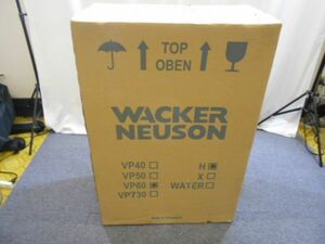 引取り歓迎 未使用☆WACKER NEUSON プレートランマー　ワッカーノイソン ・バイブレーションプレート VP60H