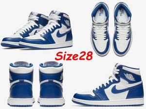 NIKE AIR JORDAN 1 RETRO HIGH OG STORM BLUE 28cm US10 国内正規 ナイキ エアジョーダン 1 レトロ ハイ オージー ストームブルー dunk MAX