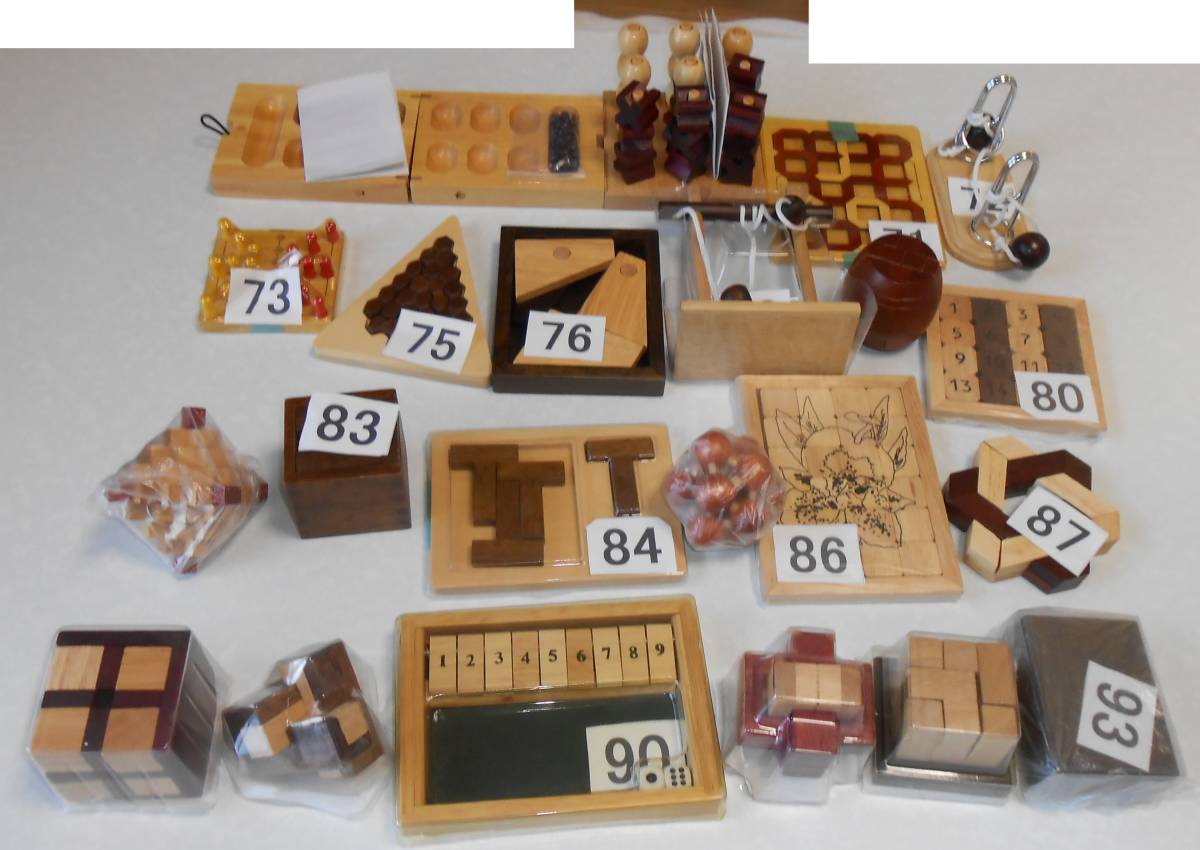 36種類 アシェット未使用 木製立体パズル 鳥かごパズル ボードゲーム