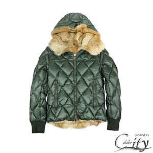 [Moncler] Bastory Down Jacket Fur Khaki Green 142-091-41403-15-53329 [Используется]