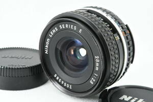 ★超レア！！ 海外モデル★　Nikon ニコン SERIES E 28mm F2.8 広角 単焦点レンズ 前後キャップ