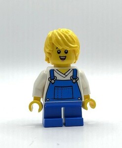 即決 新品　未使用 レゴ LEGO ミニフィグ シティ ミニフィギュア　オーバーオールの男の子　子ども