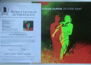 BAS expert evidence * genuine article *te. Ran *te. Ran member with autograph card [ Future *pa -stroke ] autograph autograph DURAN DURAN PSA/DNA