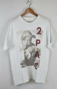 2PAC/2パック　フォトプリントTシャツ　サイズ：L　カラー：ホワイト 19n06