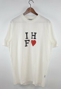 SUNNEI/スンネイ　IHFプリントTシャツ　MH01FC064　サイズ：M　カラー：ホワイト　22n06