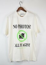 GROUND ZERO/グラウンドゼロ　20SS　NO PHOTOSプリントTシャツ　サイズ：S　カラー：ホワイト 20n02_画像1