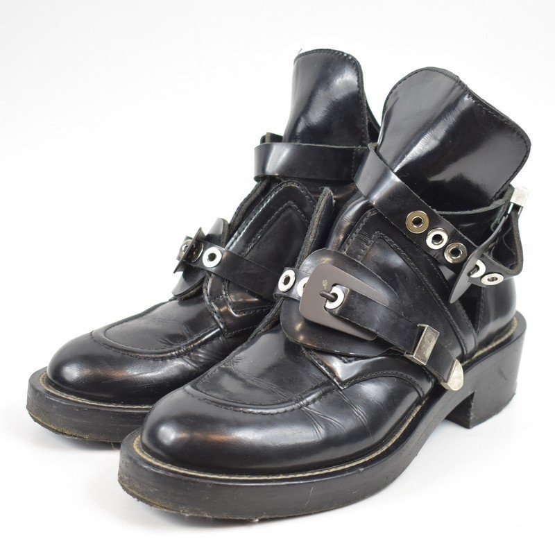バレンシアガ(BALENCIAGA)サンチュールアンクルブーツ|ハイブランド