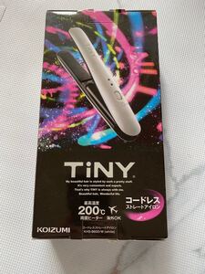 コイズミ ヘアアイロン ストレート コードレス 海外対応KHS-8600 ホワイト
