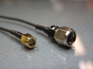  antenna conversion cable SMA male |F type male 1m length 