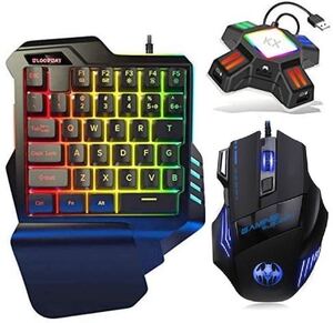 ゲーミングキーボード 片手キーボード マウス 専用コンバーター