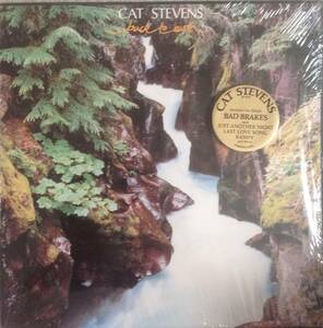 ●LPレコード【ロック名盤】「キャット・スティーブンス/ BACK TO EARTH」シンガー・ソングライター/USA盤シュリンク残り付き 稀少盤。