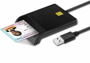 接触型ICカードリーダーライタ納税手続き等に対応 自宅で確定申告 USB接続、CAC/SD/Micro SD (TF)/SIMカードリーダーにも対応でき