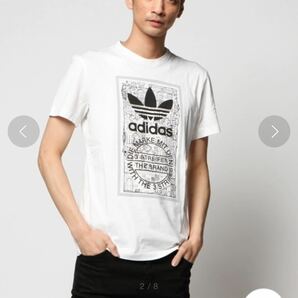 アディダスオリジナルス adidas 白Tシャツ 半袖Tシャツ Tシャツ