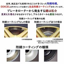 DIXCEL フィアット パンダ 1.0 / 1.1 / 1.2 SELECTA フロント用 ブレーキローター PDタイプ FIAT F141 F153A2 ディクセル 防錆 2612313_画像2