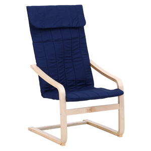 relax chair wooden slim chair rocking chair 1 seater . relax locking navy FGB-4055NV