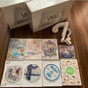 Nintendo Wii 本体 2箱/さおコン/ソフト スマブラ等 まとめセット