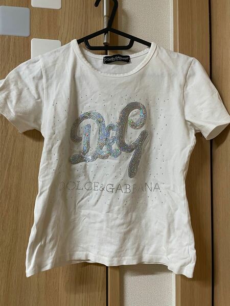 DOLCE&GABBANA スパンコール Tシャツ