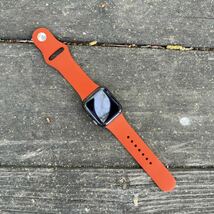 Apple Watch6 バンド　アップルウォッチ7 ベルト41ミリ　キャロットオレンジ iwatch se 時計ラバーバンド_画像4