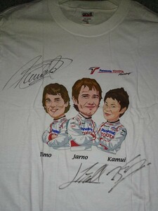 Panasonic TOYOTA Racing 直筆サイン入りTシャツ M 