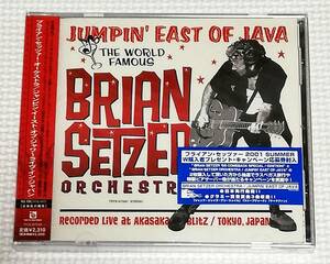 CD　BRIAN SETZER ブライアンセッツアー jumpin' east of java ライヴインジャパン/TFCK-87250