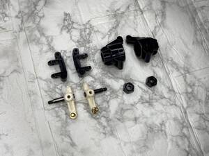 ☆新品未走行☆ タミヤ XB取り外し DT-02 DT-03 Bパーツ×2 フロントアップライトL、R 【サンドバイパー レーシングファイター】(2)