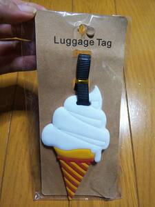  lovely luggage tag name tag ice cream soft cream travel new goods 