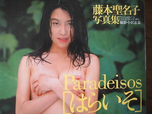 藤本聖名子 写真集 はらいそ Paradeisos 1991年 当時もの レア 英知出版